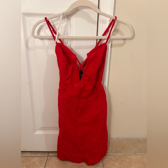 Lulu’s Red Mini Dress - Picture 3 of 5